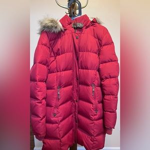 Red Ralph Lauren Winter Coat